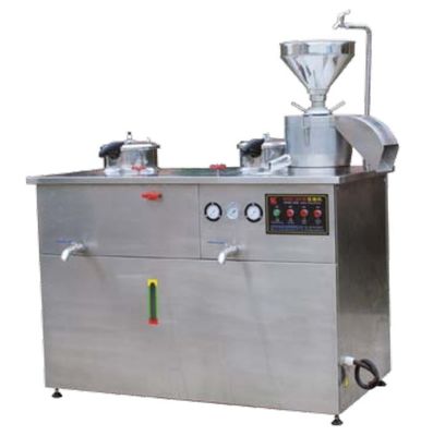 Máquina de moler y hervir leche de soja para la producción a gran escala