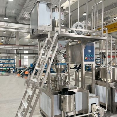 Sistema de molienda de leche de soja de alta velocidad para la eficiencia de fabricación de la tienda de ropa