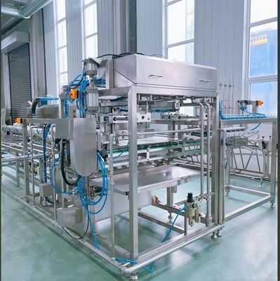 Máquina automática de cortar y encasillar la curcuma de frijoles para la producción de tofu de 1500 b/h