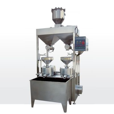 Tiendas de alimentos y bebidas Máquina automática de leche de soja de acero inoxidable de 380 V con función de molienda