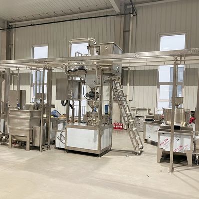Máquina de tofu comercial con capacidad de 220 kg y función de leche de soja automotriz