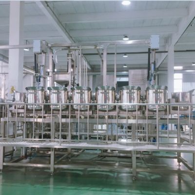 Curding y coagulación Máquina de fabricación de tofu automática completa 800 KG para los requisitos de los hoteles