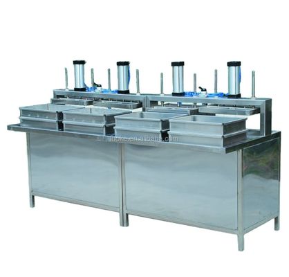 Maquina de prensado neumática de guisantes de frijoles Prensador de tofu para procesar tipos de frijoles