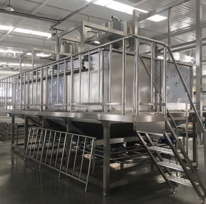 200 KG de capacidad de la soja Vacuo de los granos de absorción para la línea de fabricación de leche de soja