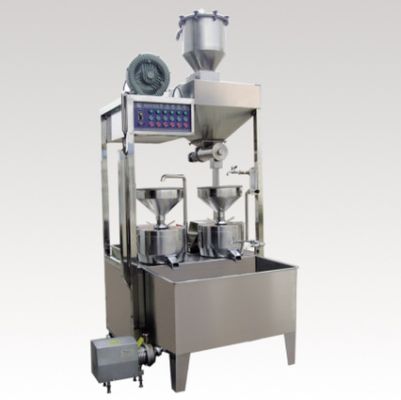 Fabricante de leche de soja de acero inoxidable de doble molienda de 220 kg para la producción de leche de soja