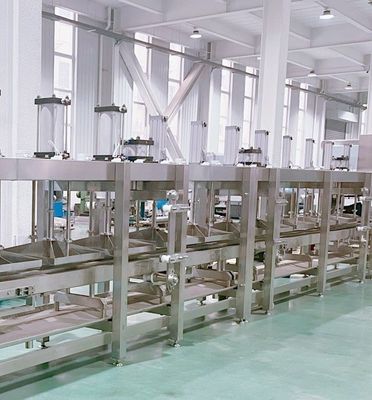 Presión automática de grano de hierro inoxidable para la línea de producción de tofu